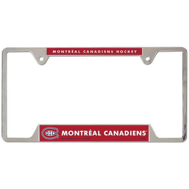 WinCraft Canadiens de Montréal - Cadre de plaque d'immatriculation