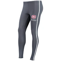 Women's Concepts Sport White/Charcoal Montreal Canadiens Sonata T-Shirt & Leggings Set
