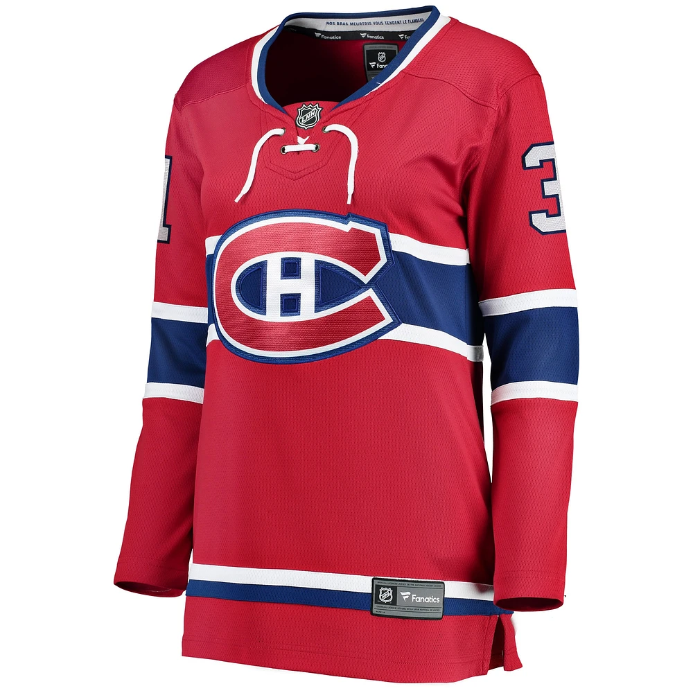 Women's Fanatics Carey Price Red Montreal Canadiens Breakaway - Player Jersey