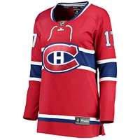 Women's Fanatics Josh Anderson Red Montreal Canadiens Breakaway Player Jersey