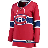 Women's Fanatics Red Montreal Canadiens Home Breakaway - Blank Jersey