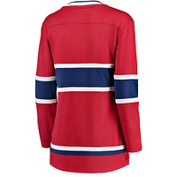 Women's Fanatics Red Montreal Canadiens Home Breakaway - Blank Jersey