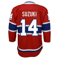 Youth Nick Suzuki Red Montreal Canadiens Home  Premier Player Jersey