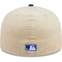 Men's New Era White Montreal Expos Cooperstown Collection Corduroy Classic 59FIFTY Fitted Hat