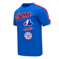 Men's Pro Standard Blue Montreal Expos Cooperstown Collection Retro Classic T-Shirt