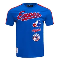 Men's Pro Standard Blue Montreal Expos Cooperstown Collection Retro Classic T-Shirt