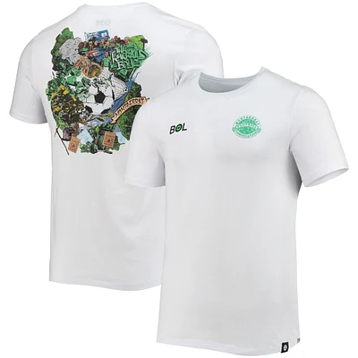Men's White Montserrat National Team Volcano T-Shirt
