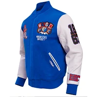 Men's Pro Standard Royal Morgan State Bears Homecoming Varsity Full-Snap Jacket