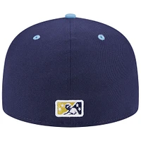 Men's New Era Navy Myrtle Beach Pelicans Theme Nights City  59FIFTY Fitted Hat
