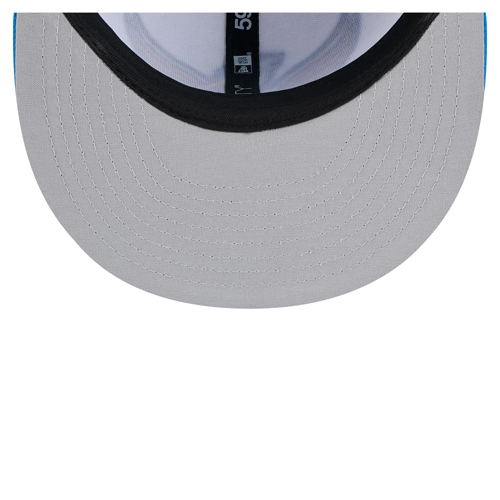 Casquette ajustée New Era White Myrtle Beach Pelicans Copa de la Diversión 59FIFTY pour hommes