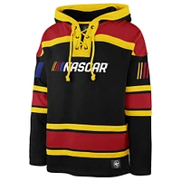 Men's '47  Black NASCAR Superior Lacer Pullover Hoodie