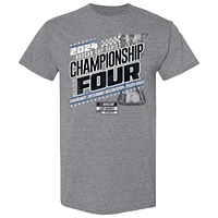 Men's Checkered Flag Sports Heather Gray 2024 NASCAR Cup Series Championship Four T-Shirt