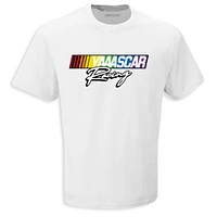 Men's Checkered Flag Sports  White NASCAR Racing T-Shirt