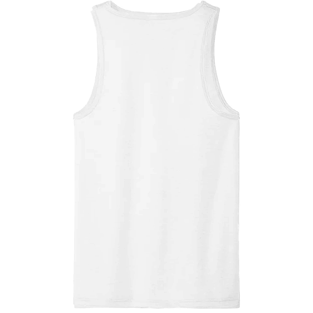 Men's Checkered Flag Sports White NASCAR Racing Tank Top
