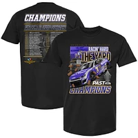 T-shirt noir NASCAR Brickyard Past Champions de la collection Hendrick Motorsports Team pour hommes