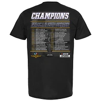 T-shirt noir NASCAR Brickyard Past Champions de la collection Hendrick Motorsports Team pour hommes
