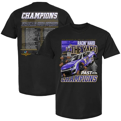 T-shirt noir NASCAR Brickyard Past Champions de la collection Hendrick Motorsports Team pour hommes