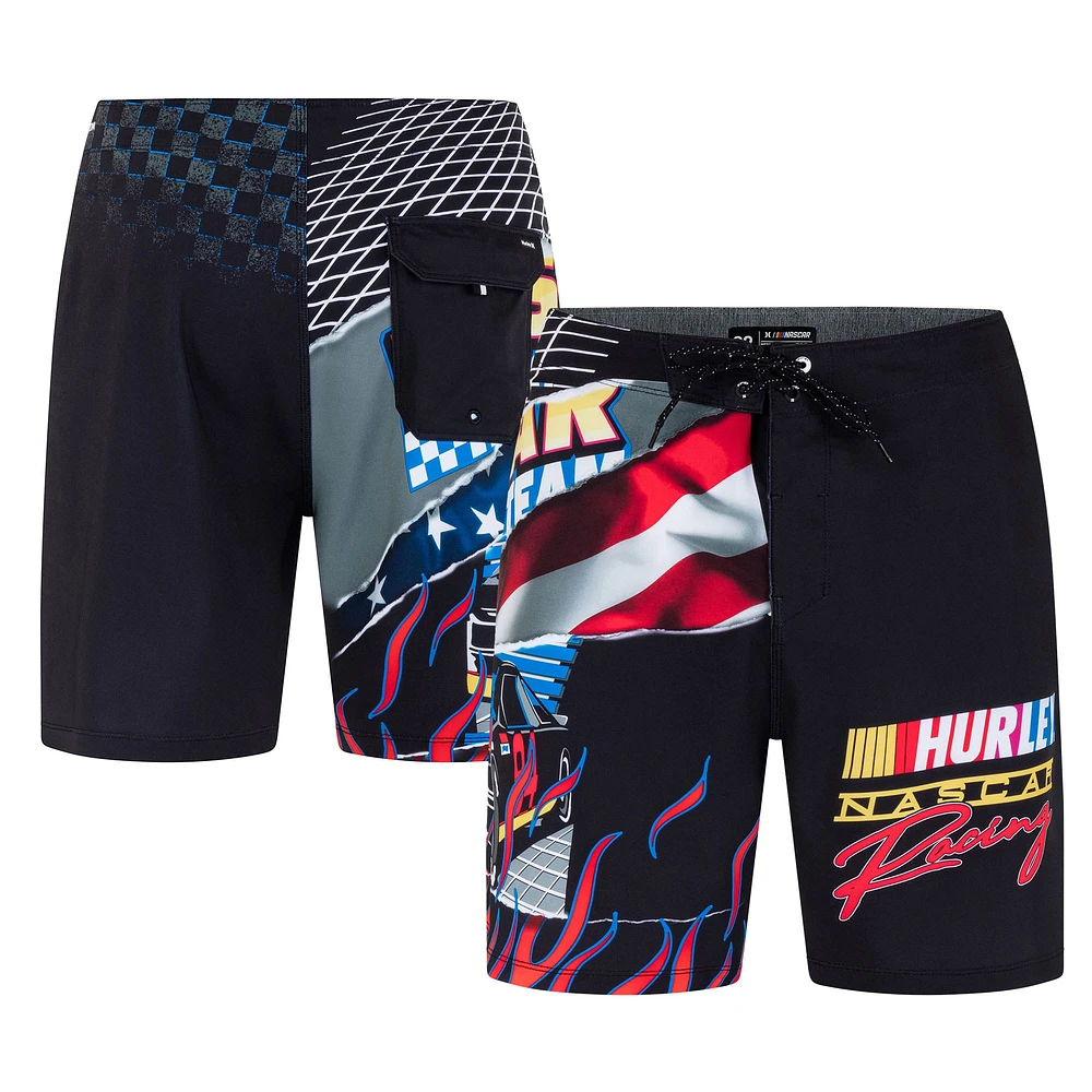 Boardshort Hurley NASCAR Phantom-Eco Racing 20'' Homme Noir