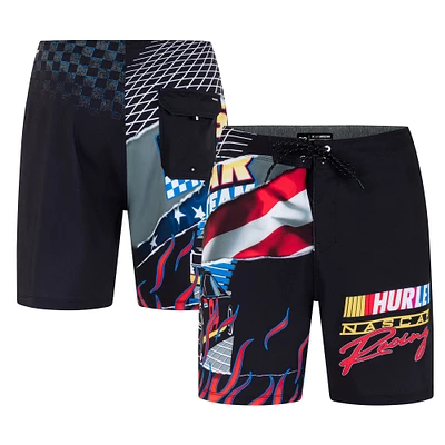 Boardshort Hurley NASCAR Phantom-Eco Racing 20'' Homme Noir