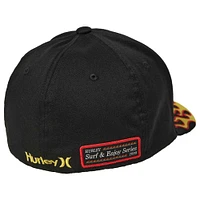 Men's Hurley Black NASCAR Tri-Blend Flex Fit Hat