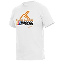 Men's JH Design White NASCAR x Alvin Kamara T-Shirt