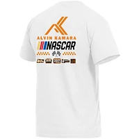 Men's JH Design White NASCAR x Alvin Kamara T-Shirt