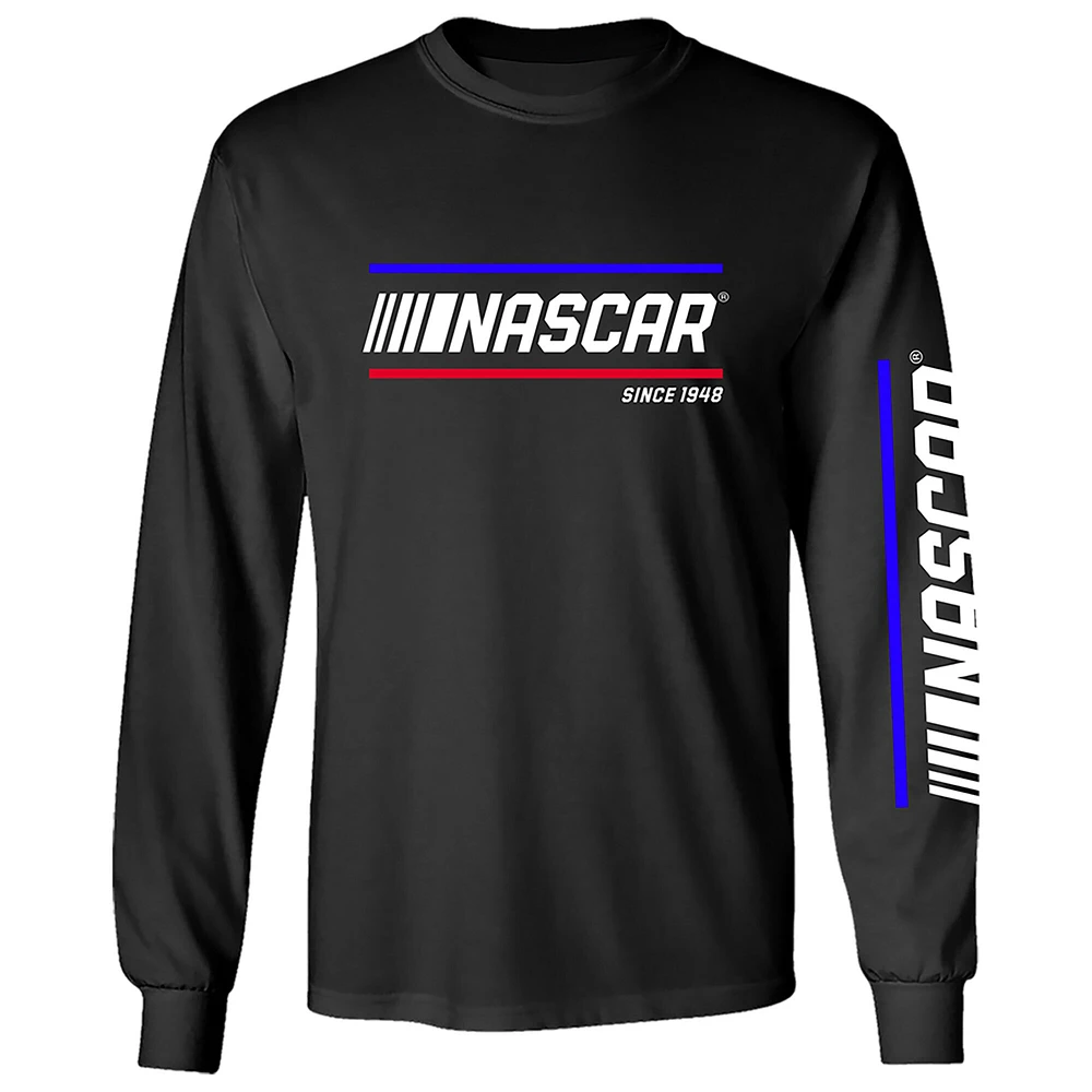 Men's NASCAR Black Long Sleeve T-Shirt