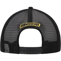Men's New Era  Gold/Black NASCAR 9FORTY A-Frame Trucker Snapback Hat