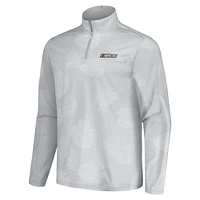 Tommy Bahama Delray Frond IslandZone Half-Zip Jacket - Gray