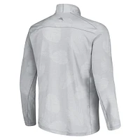Tommy Bahama Delray Frond IslandZone Half-Zip Jacket - Gray