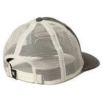 Unisex Hurley Gray NASCAR Unstructured Trucker Snapback Hat