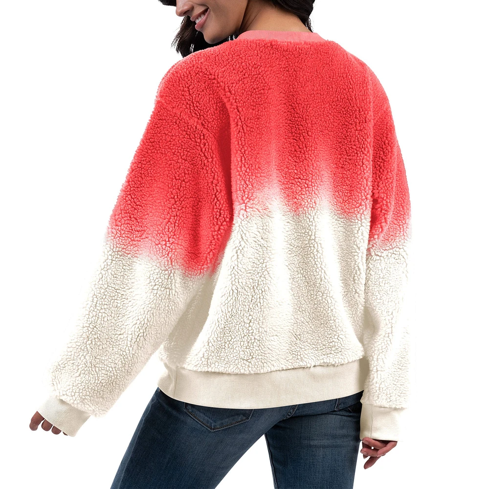 Women's G-III 4Her by Carl Banks Pink NASCAR Merchandise Double Score Sherpa Sweatshirt