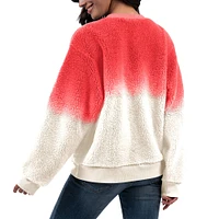 Women's G-III 4Her by Carl Banks Pink NASCAR Merchandise Double Score Sherpa Sweatshirt
