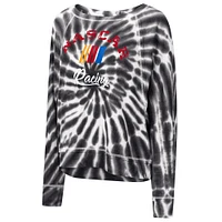 Women's Touch Black NASCAR Punt Tri-Blend Long Sleeve T-Shirt