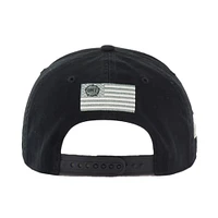 Men's '47 Black Nashville Predators OHT Military Appreciation Homeland Honor and Defend Hitch Adjustable Hat