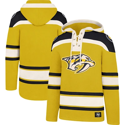 Sweat à capuche Lacer supérieur '47 Gold Nashville Predators pour hommes