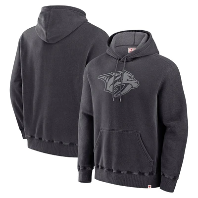 Sweat à capuche noir pour hommes Fanatics Nashville Predators fabriqué au Canada