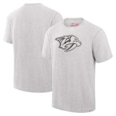 T-shirt Fanatics pour homme, couleur crème, fabriqué au Canada, Nashville Predators