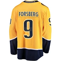 Men's Fanatics Filip Forsberg Gold Nashville Predators Home Breakaway Jersey