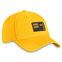 Men's Fanatics  Gold Nashville Predators Authentic Pro Training Camp Flex Hat