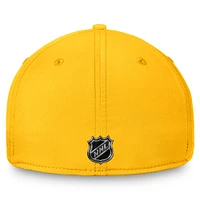 Men's Fanatics  Gold Nashville Predators Authentic Pro Training Camp Flex Hat