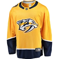 Men's Fanatics Gold Nashville Predators Breakaway Home Jersey