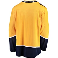 Men's Fanatics Gold Nashville Predators Breakaway Home Jersey