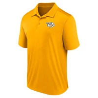 Polo Fanatics Gold Nashville Predators pour hommes, côté gauche