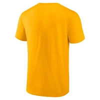 Men's Fanatics Gold Nashville Predators Open Net T-Shirt