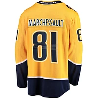 Men's Fanatics Jonathan Marchessault Gold Nashville Predators  Premier Breakaway Player Jersey