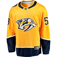 Men's Fanatics Michael Bunting Gold Nashville Predators Home Breakaway Jersey