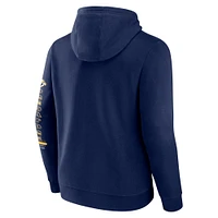 Men's Fanatics Navy Nashville Predators Revolution Pullover Hoodie