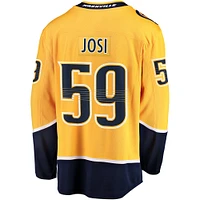 Men's Fanatics Roman Josi Gold Nashville Predators Home Breakaway Jersey