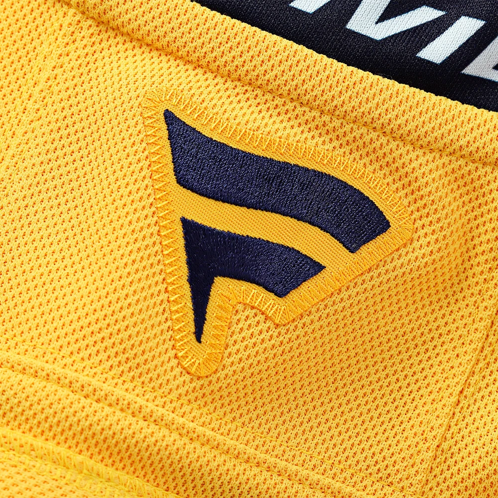 Men's Fanatics Ryan O'Reilly Yellow Nashville Predators Home Premium Jersey